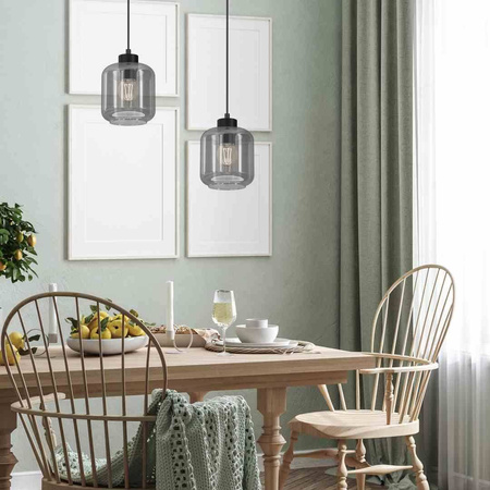 Lampa wisząca SOMBRA SMOKED 1xE27 (MLP8373) - Milagro