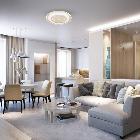 Lampowentylator ZEPHYR GOLD 48W LED+ PILOT (ML1517) - Milagro