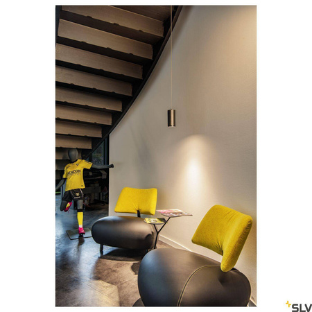 NUMINOS® PD DALI M, wewnętrzna oprawa wisząca LED, czarna/czarna 3000 K 36° (1004539) - SLV