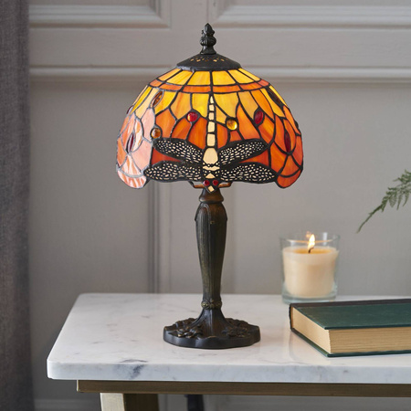 Lampa Stołowa Dragonfly flame (64091) Tiffany