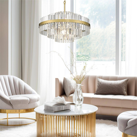 Lampa wisząca CONSTANTINOPLE złota Ø 60 (P0567-12A-2GAC) - Zuma Line