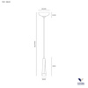 Lampa Wisząca TWIST 1 (0052.30.NE) - Vivida