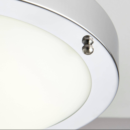 Plafon Portico LED chrome IP44 9W (54676) - Saxby
