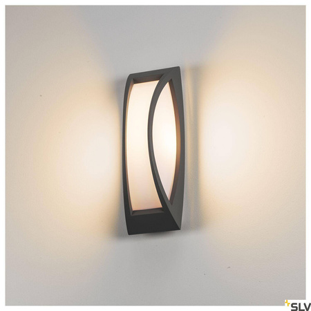 MERIDIAN 2, lampa ścienna i sufitowa outdoor, TC-(D,H,T,Q)SE, IP54, antracytowa, maks. 25W (230445) - SLV