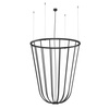 Lampa wisząca no. moon A Z - Czarna (600 mm)   (5145) - Shilo