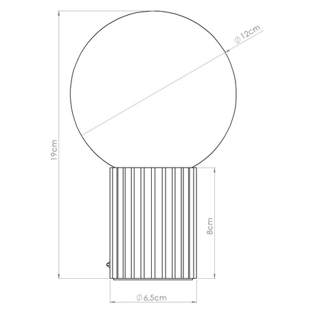 Lampa biurkowa HALO burgund (SL.1751) - Sollux Lighting