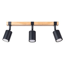 Plafon FAGER 3 czarny (SL.1345) - Sollux Lighting