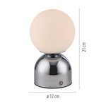 RUDI LAMPA STOŁOWA CHROM (19218-17) - Paul Neuhaus