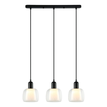 Lampa Wisząca Lamezia (PND-67594-3-BK+CL) - Italux