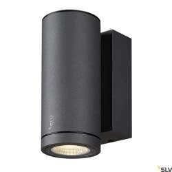ENOLA ROUND S, single lampa ścienna natynkowa LED outdoor, kolor antracytowy (1003422) - SLV