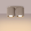Plafon AURA 2 taupe GU10 (SL.1815) - Sollux Lighting