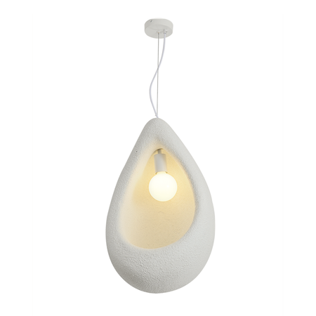PENDANT LAMP E27 MAX 15W FIBERGLASS (23163 Zambelis) - Zambelis