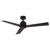 CEILING FAN WITHOUT LED BLACK MATT (19136-B Zambelis) - Zambelis