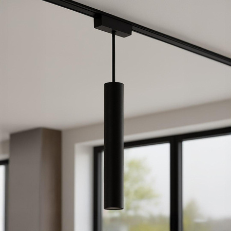 Lampa wisząca na szynie, sterowana aplikacją Slim Magnetic Track Czarny Pendant 6W LED Tuya CCT (ML2207) - Milagro