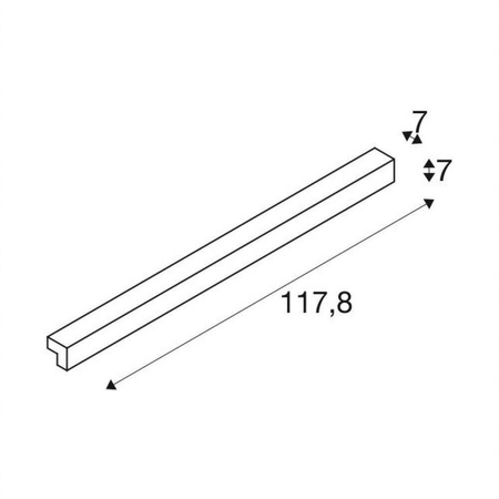 L-LINE 120 LED, IP44, biała (1001303) - SLV