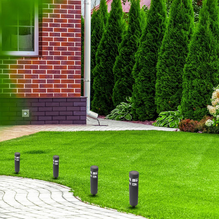 Słupek Solarny Fidel 3000K IP44 (EKO1451) - Eko-Light