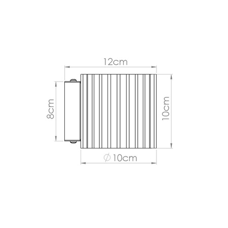 Kinkiet AURA beżowy G9 (SL.1791) - Sollux Lighting