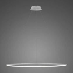 Lampa wisząca Ledowe Okręgi No.1 Φ120 cm in 3k srebrna ściemnialna Altavola Design (LA073/P_120_in_3k_silver_dimm) - ALTAVOLA DESIGN