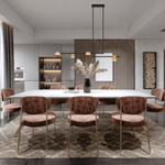 PENDANT LIGHT 28W LED 3000K 220-240V METAL+ACRYLIC SANDY BLACK & BRASS COLOR (2035 Zambelis) - Zambelis