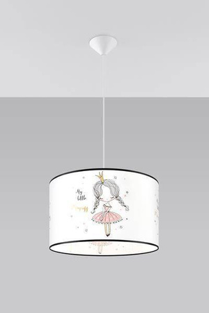 Lampa wisząca do pokoju dziecka bajkowy wzór PRINCESS 40 (SL.1415) - Sollux Lighting
