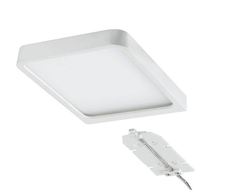 Vane LED oprawy meblowe kwadratowe 2x8W 15VA 230/12V 105x140mm Biały Mat/Aluminium (PL93583) - PAULMANN