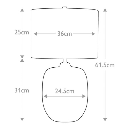 Lampa stołowa Chalk Farm (CHALKFARM-TL) - Elstead Lighting