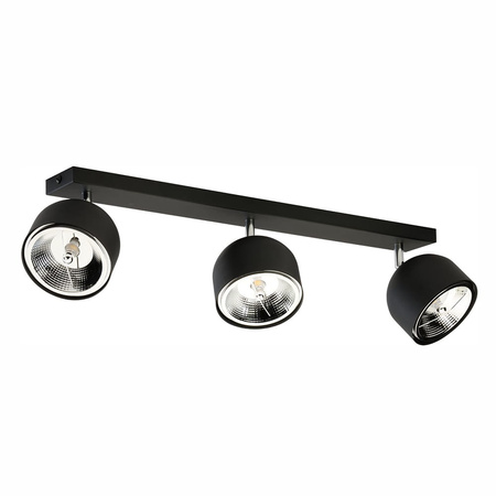 Lampa sufitowa ALTEA czarna 3 PŁ + ŻARÓWKI (6520) - TK Lighting