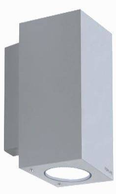 Kinkiet zewnętrzny SANDVIK 1731 ALUMINIUM 2xLED Gu10 7,8W 2700K EEI G Norlys