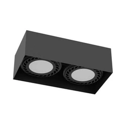 Plafon Cage out 0-2 - Czarny (85 mm)   (1269) - Brosline