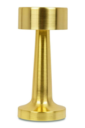 Lampa biurkowa LEE złota - wbudowana bateria, LED (LEE.GOLD) - King Home