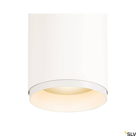 NUMINOS® CL PHASE L, wewnętrzna oprawa sufitowa natynkowa LED, biała/czarna 3000 K 36° (1004327) - SLV