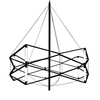 Geometryczna czarna lampa wisząca SPACE 60 cm (ST-9858 P/S black) - Step into Design