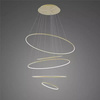 Lampa wisząca Ledowe Okręgi No.5 150cm 3k złota Dali (LA085/P_150_in_3k_gold_Dali) - ALTAVOLA DESIGN