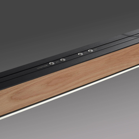 Lampa z płynną regulacją wysokości i szerokości PURE-MOTO-RISE NATURALNE DREWNO (2545-79) - Paul Neuhaus