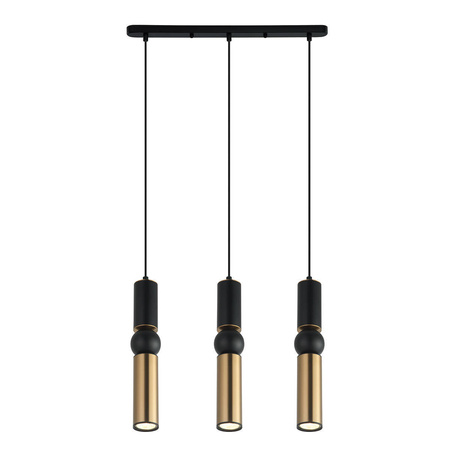 Lampa Wisząca Isidora (PND-14290-3A-BK-BRO) - Italux