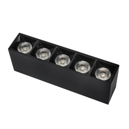 Lampa liniowa natynkowa 15w 4000K czarna JDL-3T - DomenoLED