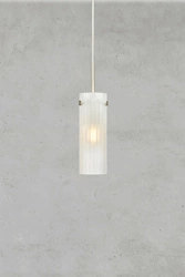 TIBIA Pendant 1L Frosted/Satin Nickel (109014) Markslojd