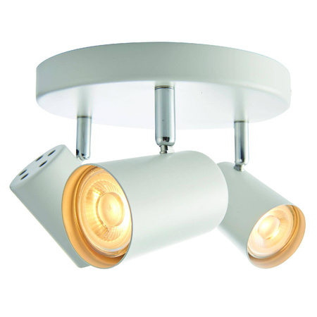 Lampa sufitowa Arezzo 3lt round white 7W (73685) - Saxby