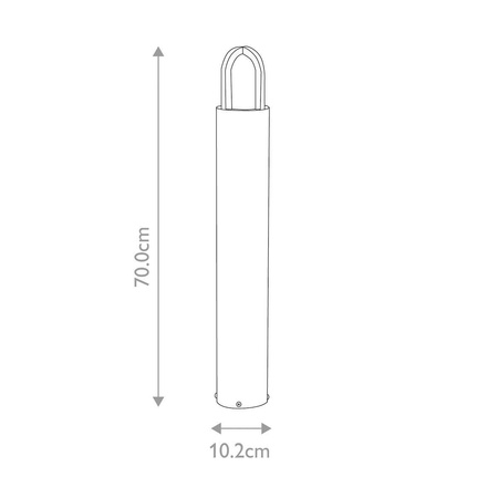 Słupek ogrodowy Paignton (PAIGNTON-B-BRASS) - Elstead Lighting