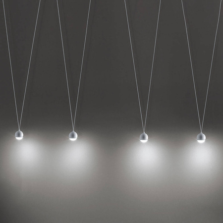 Lampa Wisząca SHALLOW 4, Kol. Biały (0054.31.BI) - Vivida