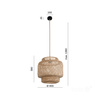 Lampa wisząca BOHO BONN RB 1xE27 Kobi Design (001469KOB) - KOBI LIGHT