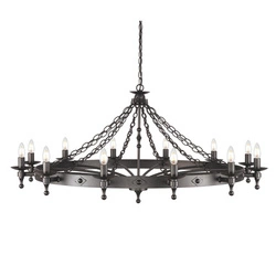 Żyrandol Warwick (WR12-GRAPHITE) - Elstead Lighting