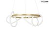 MOOSEE lampa wisząca SERPIENTE 60 złota (MSE010100236) - Moosee