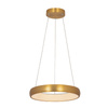 PENDANT LIGHT 30W 3000K, ALUMINUM & ACRYLIC DIMMABLE BRASH ANTIQUE GOLD (2046 Zambelis) - Zambelis