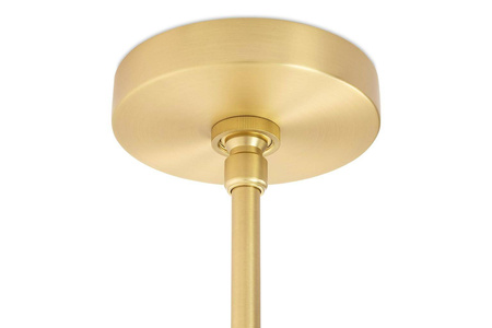 Lampa wisząca PLANETARIO 15 GOLD złota - klosze szronione (MD10230G-15.BRASS) - King Home