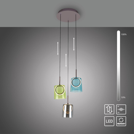 ZULA LAMPA WISZĄCA MULTIKOLOR (2543-70) - Paul Neuhaus
