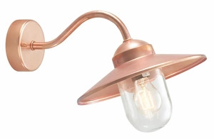 Kinkiet zewnętrzny KARLSTAD 230 COPPER E27 LED 9W Norlys