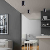 Bima Arte Round Black 1xGU10 (ML7687) - ECO-LIGHT