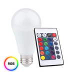 Żarówka LED 10W A60 E27 RGB + Pilot (EK8049) - Eko-Light
