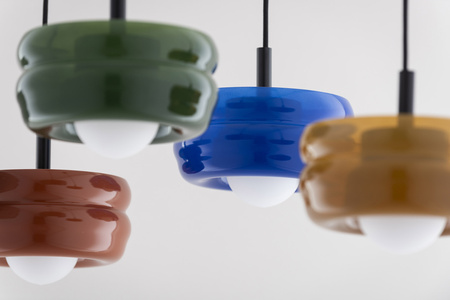 Szklana pojedyncza lampa wisząca TEVO (8815) - Argon